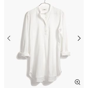 Madewell Wellspring Tunic Popover Shirt